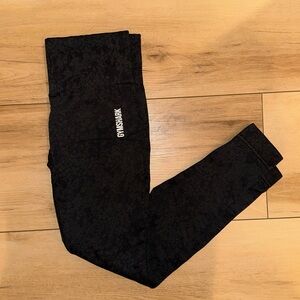 Gym Shark Black Design Leggings Small